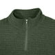 thumbnail image 5 of Blusa y camisa de manga larga con cuello alto para hombre, moda de color liso, media cremallera, blusa de manga larga con cuello alto, blusa de poliéster para hombre, 5 of 9