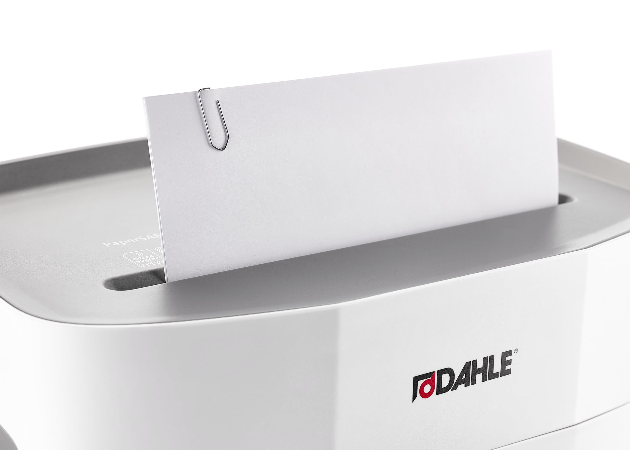 Dahle PaperSAFE PS 100 Paper Shredder, Oil Free/Hassle Free, Jam Protection, 5 Sheet Max, Level P-4
