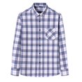 thumbnail image 2 of XDZJLR Men Shirts Long Sleeved Pure Wool Plaid Plus Size Fashion Tops, 2 of 5