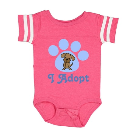 

Inktastic Paw Print Dog Adoption Gift Baby Boy or Baby Girl Bodysuit