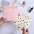 thumbnail image 4 of Bolsa de almacenamiento de compresas sanitarias para niñas, tampones impermeables, compresas sanitarias, bolsas de cosméticos, organizador de maquillaje para damas, 4 of 4