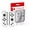 White, variant on Switch Controller for Nintendo Switch/Lite/OLED, Red-Neon Blue