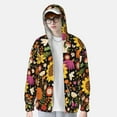 thumbnail image 4 of Haiem Sunflowers Mushrooms UPF 50+ Fishing Shirts for Men Long Sleeve UV Sun Protection Hoodie Non-Mask Outdoor Hiking Shirts, 4 of 9