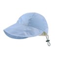 thumbnail image 1 of Sombrero de ala ancha para el sol, gorra de protección solar de secado rápido, gorra de béisbol para viajes de verano, gorra de golf para adolescentes al aire libre, 1 of 5