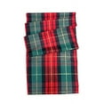 thumbnail image 4 of Fennco Styles Classic Red & Green Holiday Tartan Plaid Table Runner 16"W X 72"L - Multicolored Table Cover with Gold Lurex for Christmas, Winter Festivals, Home Décor, Banquets, and Family Gatherings, 4 of 5