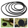 thumbnail image 1 of Raindrops 15Pcs Floating Decorative Aquarium Plant Rings Black for Fish Feeding and Water Balance, 1 of 8
