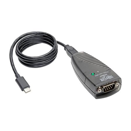 UPC: 0037332210753 | Tripp Lite Keyspan High Speed USB C to Serial Adapter DB9 3ft USB Cable TAA (USA-19HS-C)