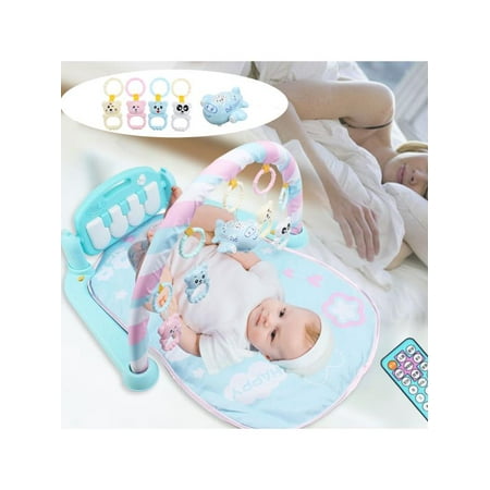 Ez Play Piano - Baby Play Mat Gym- 3 in1 Newborn Infant Baby Musical Piano Play Mat Blanket Kids Activity Carpet Rug