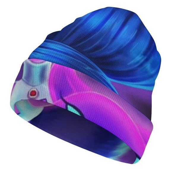 Luigi's Mansion 3 Game Unisex Knitted Hat Winter Warm Beanie Hats Daily Full Printed Fashion Elastic Skullies Cap Beanie For Men And Women