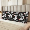 thumbnail image 2 of Fuzoiu Laying Hens And Roosters Print Body Pillowcase 20x54 in,Long Pillow Case, Microfiber Body Pillow Cover, Soft and Breathable Pillowcase, 2 of 7
