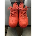 thumbnail image 4 of Ni - ke Ni - ke Air Force 1 07 LV8 Overbranding AJ7747-800 Mens US 9.5 Sneakers Team Orange, 4 of 5