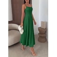 thumbnail image 4 of PRETTYGARDEN Cocktail Dresses for Women Spring Elegant Ruffle A Line Long Flowy Summer Formal Wedding Guest Maxi Dress, 4 of 7