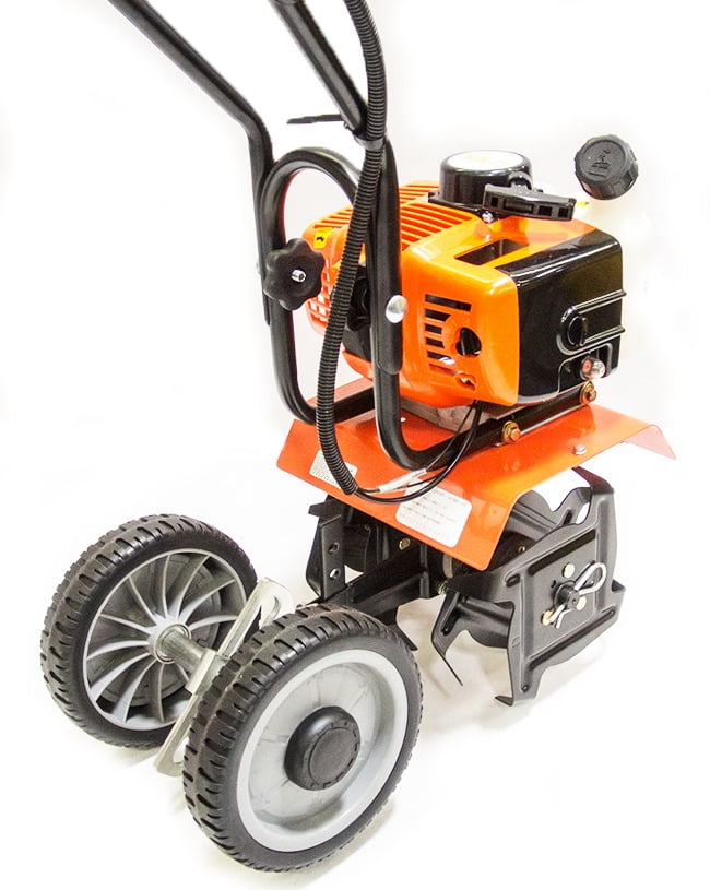 Garden Lawn GAs Tiller Cultivator Cart Wheeled Heavy Duty Grass Trimmer