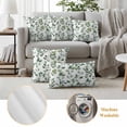 thumbnail image 6 of Outdoor Pillow Covers Watercolor Green Vines Waterproof Pillow Cases 24x24 Set of 2, Country Leaves Throw Pillow Cover Pillowcase for Patio Balcony Couch Garden, 6 of 9