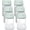Mist, variant on Caraway 4qt Glass Airtight Food Storage Containers with - , BPA-Free Kitchen Storage Container - Stackable, Space-Saving Airtight Containers for Pantry, Dry Goods - 6 Pack - Sage