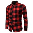 thumbnail image 1 of Txlixc Camisa de manga larga ajustada para hombres Txlixc moda, 1 of 4
