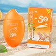 thumbnail image 4 of Protector solar para rostro, aclarador, aislante, protector solar, protección, hidratante, aclarador, aislante, alta protección contra rayos, loción solar, maquillaje natural, crema 50 g, sin protecto, 4 of 5