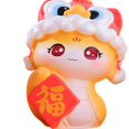 thumbnail image 6 of Kokiya Chinese New Year Snake Figurine Cartoon Cute for Living Room Bedroom Cabinet A, 6 of 9