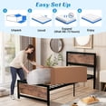 thumbnail image 3 of 12 Inch Twin XL Mattress, Gel Memory Foam Mattress for Kids&Adults, CertiPUR-US Certified, Medium Firm Mattress Bed-in-a-Box, (Twin XL, White), 3 of 9