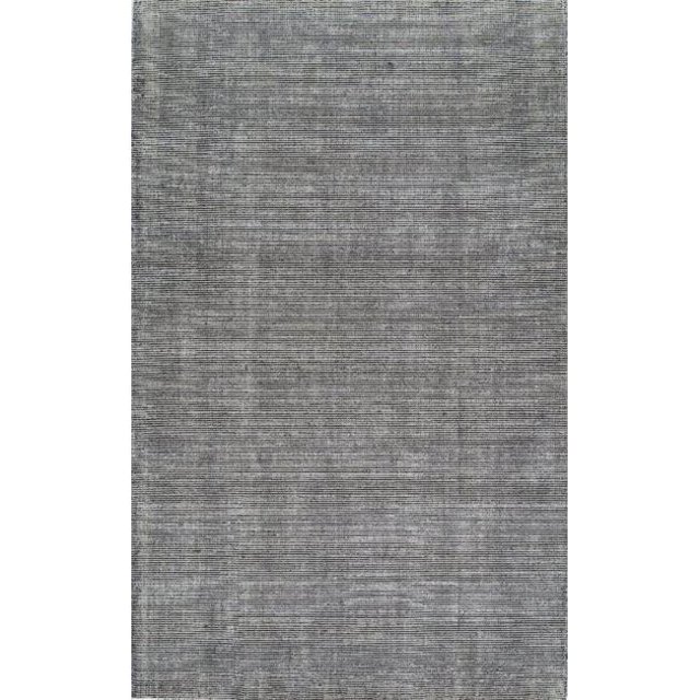 Rugs America 25258 Williams Stonewash Graphite Rectangle Solid Rug, 8 x 10 ft.