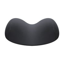 Patented Dual-Layer Cervical Neck Roll Pillow – Massage Nub Top   Firm Memory Foam Base, Ergonomic Support,Cooling Breathable Case – Relieves Neck Pain from Office, Travel & Poor Posture - Dark Gray