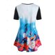 thumbnail image 2 of Talla grande de Talla Ombre Ombre Flower Flower Tunic Tee Rosegal Camisetas tallas grandes, 2 of 5