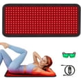 thumbnail image 1 of Red Light Therapy Mat for Body - 360 LEDs Large Red & Infrared Light Therapy Pad Blanket with Infrared Light 850nm & Red Light 660nm for Full Body Waist Shoulder Muscle, 1 of 7