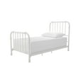 thumbnail image 5 of Max & Finn Wren Metal Bed with Spindle Headboard, Twin, White, 5 of 10