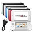 thumbnail image 1 of Nintendo 3DS XL - LL Gaming Console with Retrofam Charging Cable, Random Color (Refurbished), 1 of 7