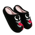 thumbnail image 4 of ZELAND Cozy Venom Anime Embroidered Cotton Slippers for Men & Women - Winter Indoor Anti-Slip House Shoes, 4 of 4