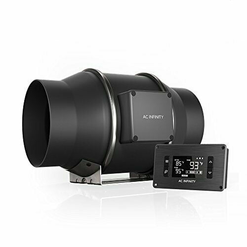 6â€ Inline Duct Fan w/ Thermostat Speed Control Ventilation Fan