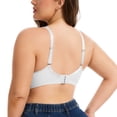 thumbnail image 2 of MANIFIQUE Women's Full Figure Minimizer Bras Comfort Large Busts Wire-Free Non Padded Plus Size Bra, 2 of 6