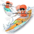 thumbnail image 1 of RC Kayak Boat 2.4 Ghz Remote Control Boat Toy With Colorful LED Lights For Lake Pool Gifts For Boys Girls, 1 of 8