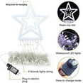 thumbnail image 5 of Secret Scope Christmas Star String Lights - 320 LED Outdoor Fairy Lights with Timer, 8 Modes for Xmas New Year Decor (Blue), 5 of 13