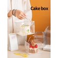thumbnail image 1 of 5pcs Clear Portable Cake Packaging Box, 1 of 5