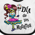 thumbnail image 4 of Inktastic Día De Los Muertos Girl Boys or Girls Baby Bib, 4 of 4