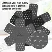 All-Clad Cookware Protectors, 6-Pack, Black/Gray