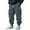 Dark Gray ①, variant on Chiccall Wide Leg Sweatpants for Men Casual Bagyy Elastic Waist Drawstring Joggers Fall Fashion 2025 Multiple Pockets Workout Pants