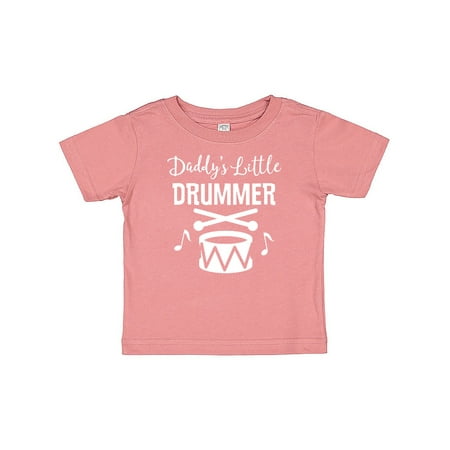 

Inktastic Daddys Little Drummer Childs Music Gift Gift Baby Boy or Baby Girl T-Shirt