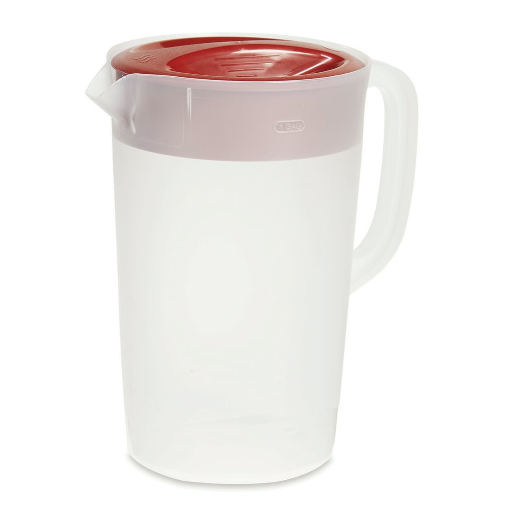 Rubbermaid Classic 1 Gallon Beverage Pitcher with 3 Position Lid