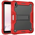 thumbnail image 2 of SaniMore for iPad 10th Generation 10.9" 2022 Case, 3 Layers Multi-Functional Case with Pencil Holder & Kickstand Heavy Duty Full Body Protective Case for Women Men, Red, 2 of 8
