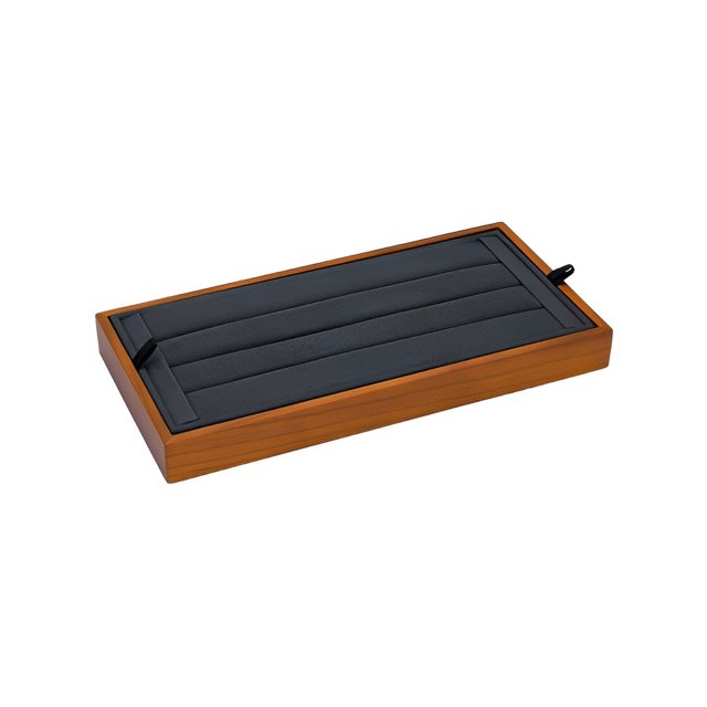 facefd Tray Jewelry Display Wood Ring Organizer Earrings Necklaces Storage Package Box Bracelet Rectangle Showcase Present Beige 49 Ring Gray 51 Multipurpose