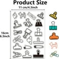 thumbnail image 2 of Plastic Stamps for DIY Scrapbooking Photo Album Decorative Cards Making Stamp Sheets Clamp 160x110mm, 2 of 8