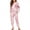 Cherry Blossom, variant on Leopard Print Pajamas for Women Long Sleeve Tops and Pants Set of 2 Pjs Size 2XL Drawstring Pajama Set with Pockets Elastic Women's Soft Loungewear