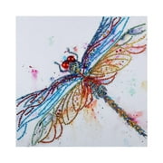 Botany 5D DIY Special Shaped Diamond Painting Dragonfly Cross Stitch Embroidery