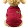 thumbnail image 2 of YUEHAO Pet Supplies Pet Dog Puppy Classic Sweater Sweater Clothes Warm Sweater Winter Red, 2 of 2
