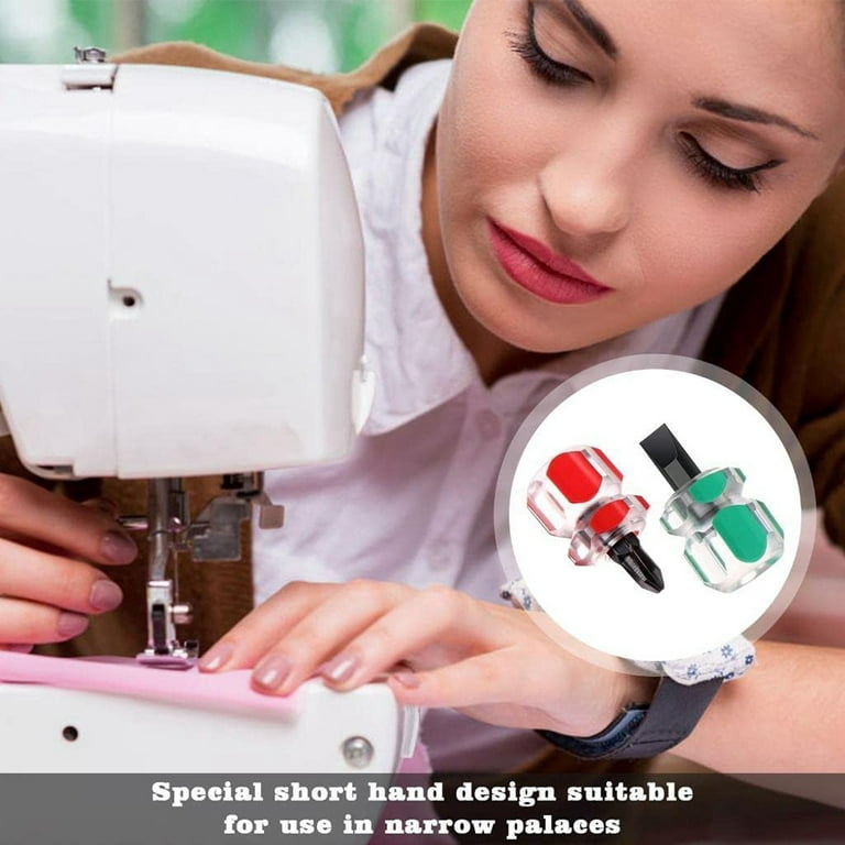 10Pcs Sewing Machine Cleaning Kit, Short Screwdriver, Flathead Head  Screwdrivers Sewing Machine Repair Tool 