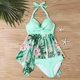 thumbnail image 5 of Traje de baño para mujer Traje de baño dividido con estampado grande para mujer Falda de bikini Traje de baño dividido Trajes de baño para mujer, 5 of 6