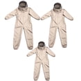 thumbnail image 2 of Jinsinto XXL Beekeeper Jumpsuit in Natural Cotton with Rounded Veil, 2 of 5