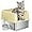 Yellow - Small, variant on Stainless Steel Litter Box, Large Cat Litter Box, 24”L x 16”W x 12”H, XL Metal Cat Litter Box for Big Cats with High Sided Enclosure, Non-Sticky, Easy Cleaning, Anti-Leakage